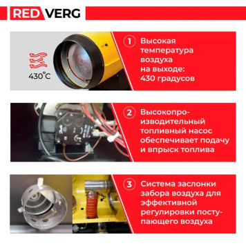 Воздухонагреватель дизельный REDVERG RD-DHD150T-6