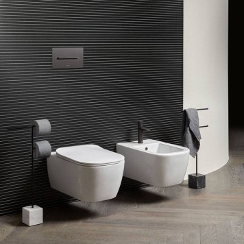 Antonio Lupi Komodo Биде подвесное, 54х36,6см, 1 отв под смеситель, цвет: белый глянец-8