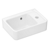 HG 60 129 450 Xanuia Q Раковина гостевая 360x250 с отверстием под смеситель и переливом, белый 60129450