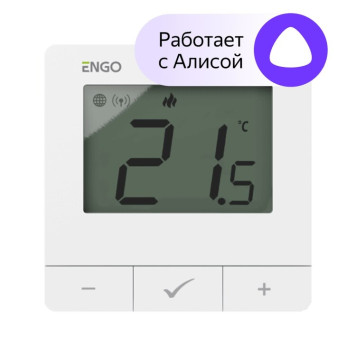 Умный терморегулятор ZigBee/868 МГц, 230В, белый