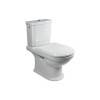 VilleroyBoch Hommage Сиденье с крышкой для унитаза, SoftClose, цвет: белый/нержавеющая сталь. 8809S1R1
