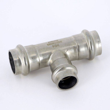 Тройник пресс IBP 22 х 18 х 22 нерж сталь-3