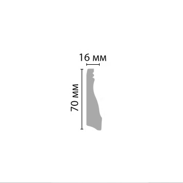 D193A/20 Плинтус ДМ(70*16*2000 мм)-1