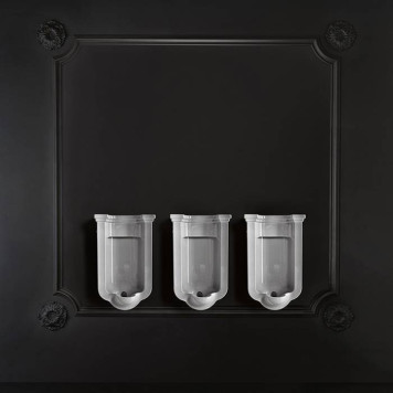 Kerasan Waldorf Писсуар подвесной с сифоном и компектом крепежей, цвет: белый-2