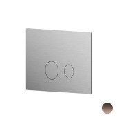 Newform X-STEEL 316 Клавиша смыва для унитаза, двойная, для систем инсталляций TECE, цвет: PVD Brushed copper bronze. 69642X.59.067