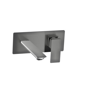 AQM6815GM Savona Смеситель для раковины, настен., на 2 отв., Комплект, металл AQM6815GM