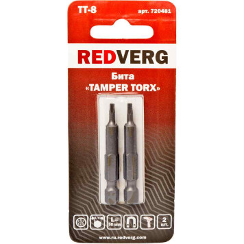 Бита REDVERG Torx Tamper 8х50 (2шт.)(720481)