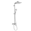 Hansgrohe Crometta E 240 SHP Душевая система 102см, с верхним душем 240х240мм., ручным дешем и однорычажным семесителем, цвет: хром ЦЕНА по АКЦИИ