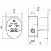 Gattoni GBOX Универсальная монтажная коробка под встраиваемый смеситель для душа с 1-м выходом