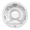 Jacuzzi Alimia PRO бассейн D237х98см., на 6-7человек, 28 форсунок, аэрофорсунки 16шт, подсв., автонаполнение, цвет Porcelain,. 423630012, 94428710, 944411852, 903001712