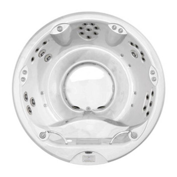 Jacuzzi Alimia PRO бассейн D237х98см., на 6-7человек, 28 форсунок, аэрофорсунки 16шт, подсв., автонаполнение, цвет Porcelain,. 423630012, 94428710, 944411852, 903001712-1
