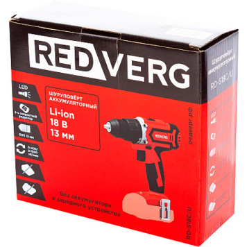 Шуруповерт аккумуляторный REDVERG RD-S18C/U (без акк, без з/у)-8
