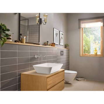 Hansgrohe Rebris E Смеситель для раковины, настенный, цвет: хром. 72568000-2