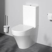 C508607WH Напольный унитаз-компакт, без сиденья