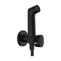 Гигиенический душ, Hansgrohe, Bidette S EcoSmart , цвет-чёрный матовый