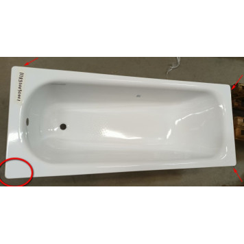 SaleKW111830003001 Saniform Plus 363-1 Ванна стальная 1700x700 мм, 181 л, +Antislip +Perl-Effekt бел Sale111830003001_1061