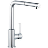 Kludi 40 851 0575 L-INE S Смеситель для кухни 265 мм, выдвижной Г излив, 8,2 л/мин 408510575