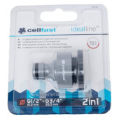 Адаптер с внутренней резьбой Cellfast IDEAL 1/2 apos; apos;-3/4 apos; apos;  (блистер)
