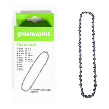 Цепь Greenworks 26зв, 1/4, 1,1 мм для пилы-мини 2008207 10см-1
