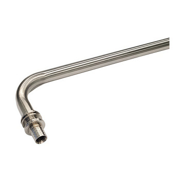 Трубка РЕХАУ из нерж.стали для подключения радиатора, Г-образная 16/1000