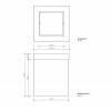 Decor Walther DW 1130 Корзина для бумаги 12x12x15см, с крышкой, напольная, цвет: черный матовый. 0611160