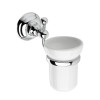 Nicolazzi Accessori Classica Стакан подвесной, цвет: хром/белый. 1488CR
