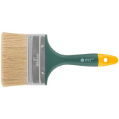 Кисть флейцевая Контур, натур.светлая щетина, пластиковая ручка  4 (100 мм)