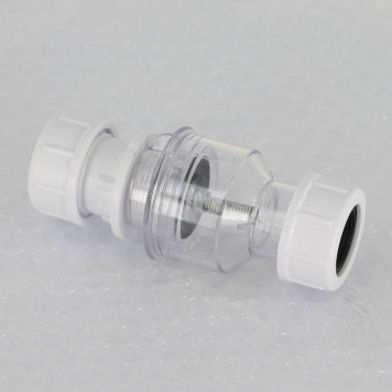 Клапан обратный McAlpine вертикальный 19-23 мм компрес., прозрачный-1