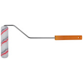 Валик полиакрил. мини Профи, белый с серой и красной полосками, диам. 15/35 мм, ворс 10 мм, 150 мм