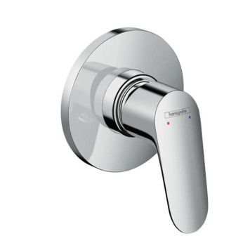 Hansgrohe Focus Смеситель для душа, встраиваемый, с маленькой розеткой, СМ, внешняя часть, цвет: хром. 31961000