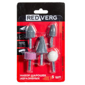 Набор шарошек абразивных REDVERG (5 шт) (500005) Набор шарошек абразивных REDVERG (5 шт) (500005)