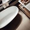 Agape Spoon Ванна отдельностоящая 160х85хh48 см, с переливом, материал: Cristalplantreg;, цвет: белый матовый. AVAS1093ZZ САЛОН, MET0477C САЛОН