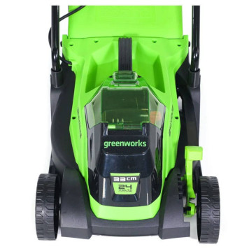 Газонокосилка аккумуляторная Greenworks 33см GD24LM33 (без АКБ и ЗУ)-3