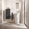 Duravit White Tulip Раковина напольная Oslash;50х h90см., без перелива, без отв., сифон, слив в пол, цвет: белый