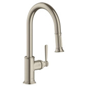 Axor Montreux Смеситель для кухни 180, на 1 отв., цвет: шлифованный никель. 16581820