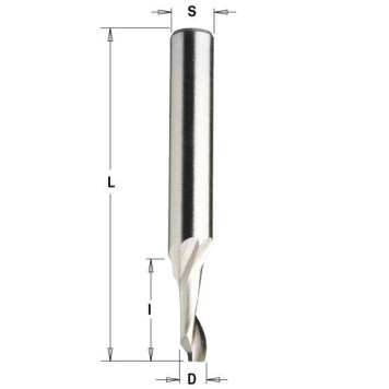 Фреза спиральная по алюминию HSS+Co Z1 S=8 D=3x12x60 RH CMT 188.030.51 (188.030.51)