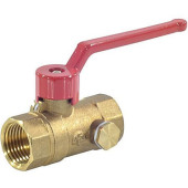 Кран шар лат спуск Ду15 Ру16 м/м рыч Пензапромарматура 019011012