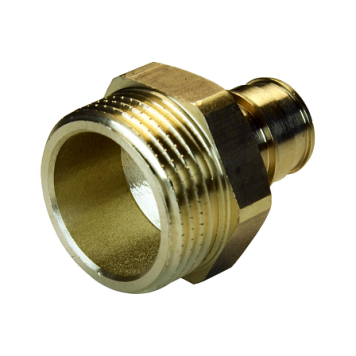 Муфта PE-X лат радиал Дн25х1 НР РОС