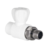 Кран шаровой TEBO PP-R для радиатора 25х3/4 прямой