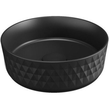 Allen Brau Fantasy Раковина чаша 36x36x12h см без отверстия, цвет: черный 4.11033.31
