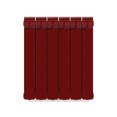 Rifar Monolit 500 6 секций, боковое подключение (бордо)