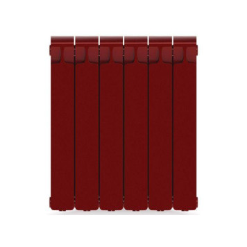 Rifar Monolit 500 6 секций, боковое подключение (бордо)