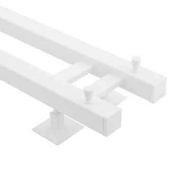Электрический полотенцесушитель с таймером Energy Dart 1200x100, цвет белый матовый-4