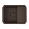 Omoikiri Tasogare 65-DC Кухонная мойка Artgranit 65x51 см, цвет: темный шоколад 4993489