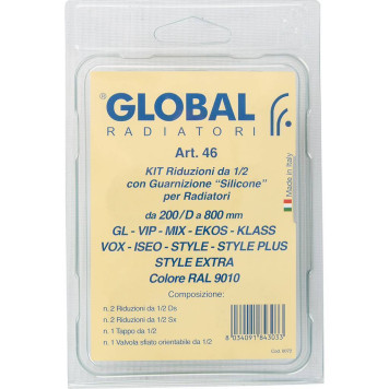 Присоединительный набор Global KIT 1/2 для радиатора A046KIT1/210 (A046KIT1/210)-2