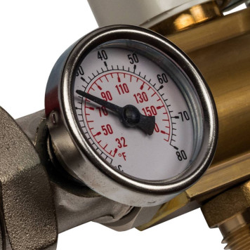 Распределительный коллектор STOUT из латуни с расходомерами 5 вых.-1