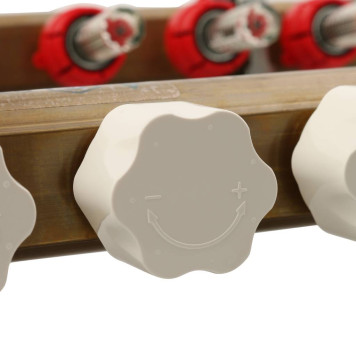 Распределительный коллектор STOUT из латуни с расходомерами на 8 выходов-9