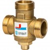 STOUT SVM-0050 термостатический смесительный клапан G 1"1/2M-G 1"1/2F-G 1"M 70°С.