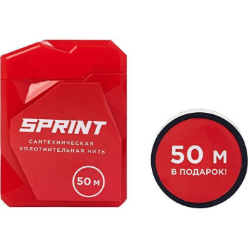 Уплотнительные нити СантехМастерГель &SPRINT&, 50 м, бокс-3