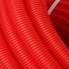 STOUT SPG-0002 Труба гофрированная ПНД, цвет красный, наружным диаметром 25 мм.